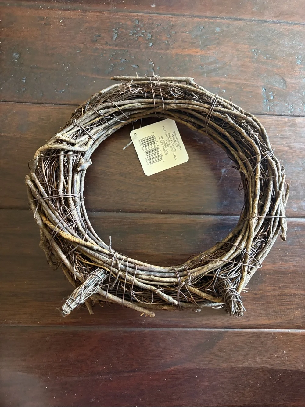 Ashland Brown Natural Grapevine Holiday Wreath